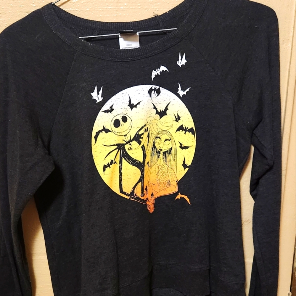 Nightmare before Christmas long sleeve sweater top